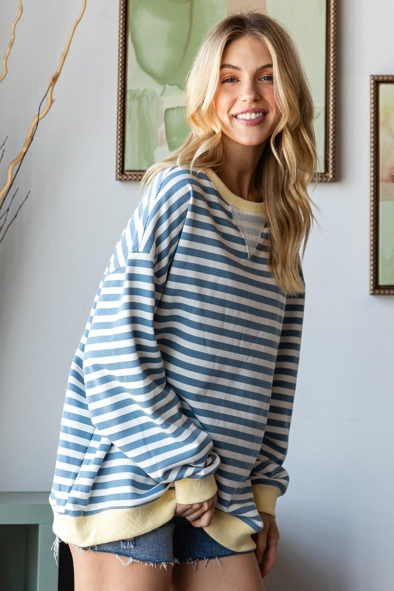 KEELAN STRIPED TOP