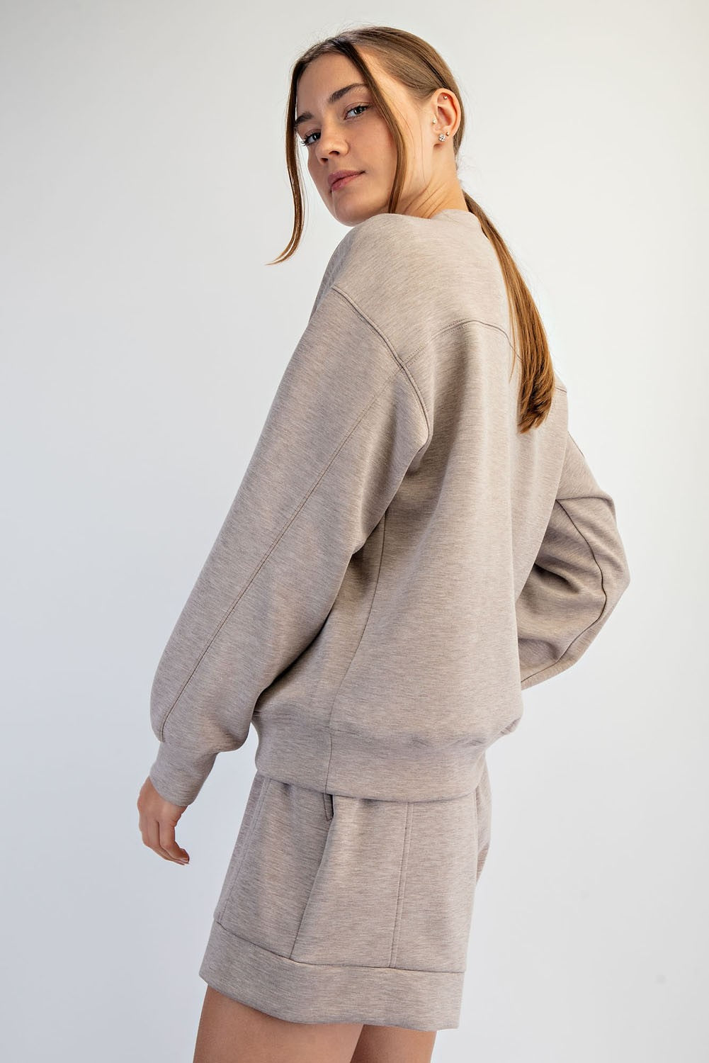 KATRINA MOCK NECK PULLOVER