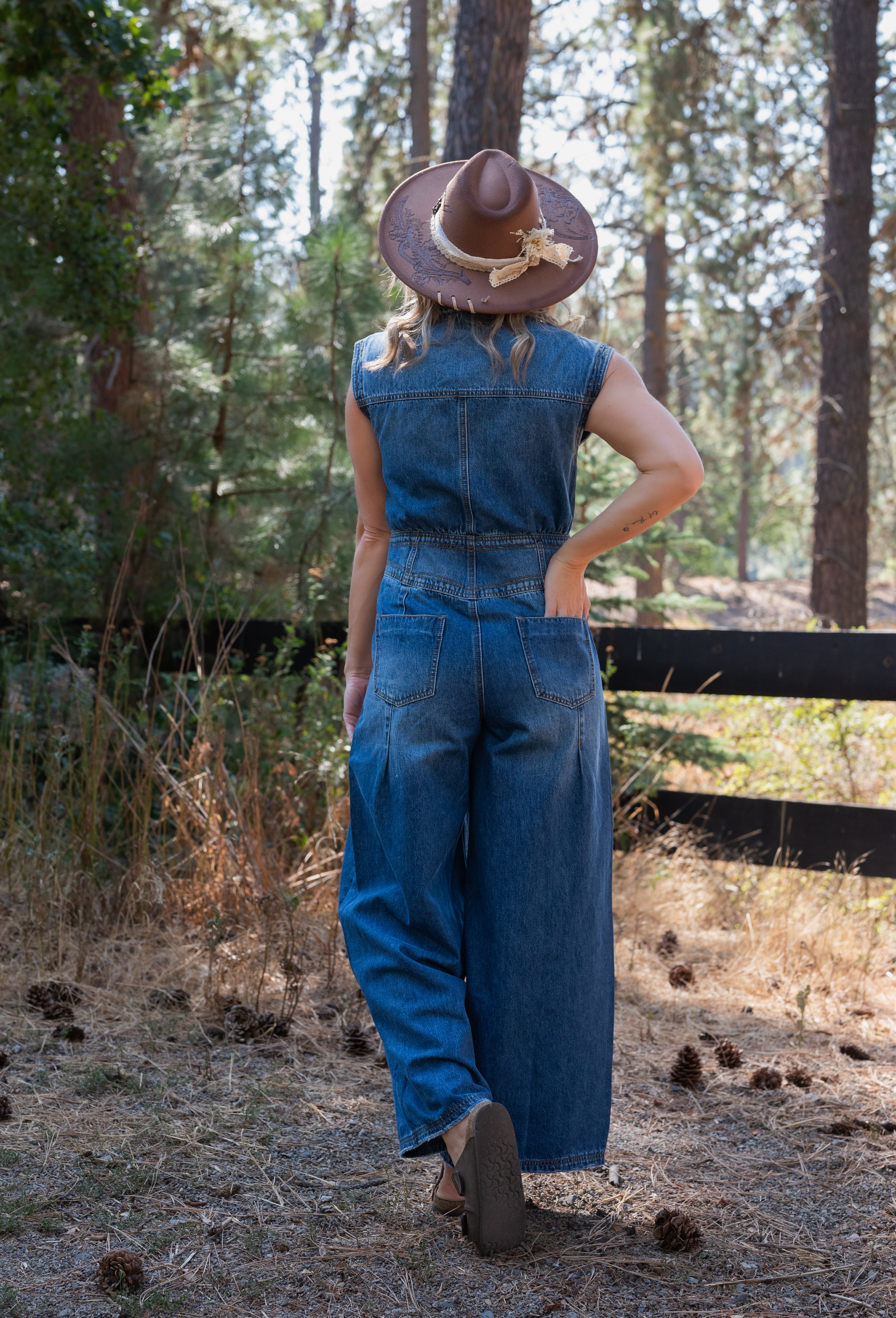 CAROLINA DENIM JUMPSUIT