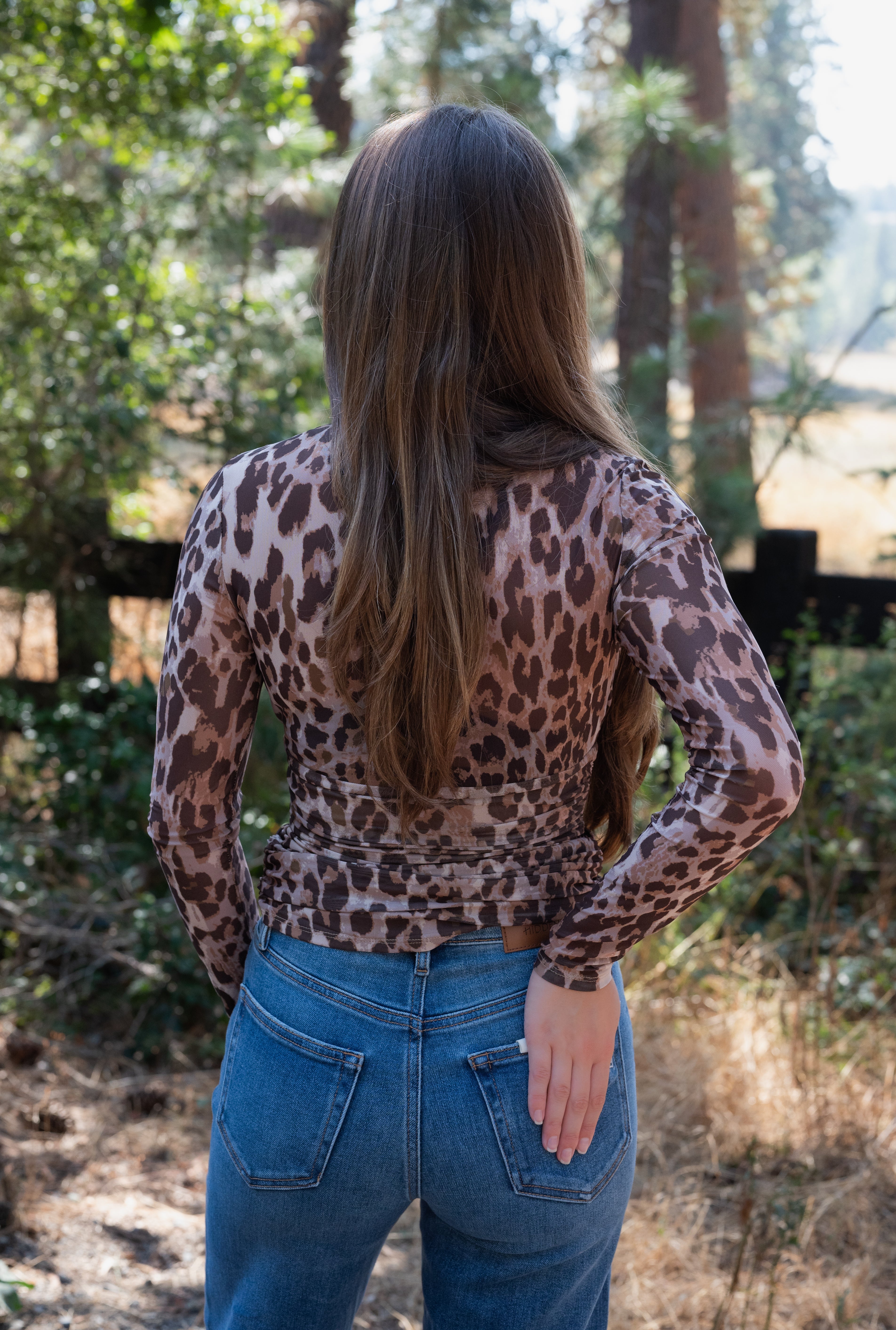 CHEYENNE LEOPARD TOP