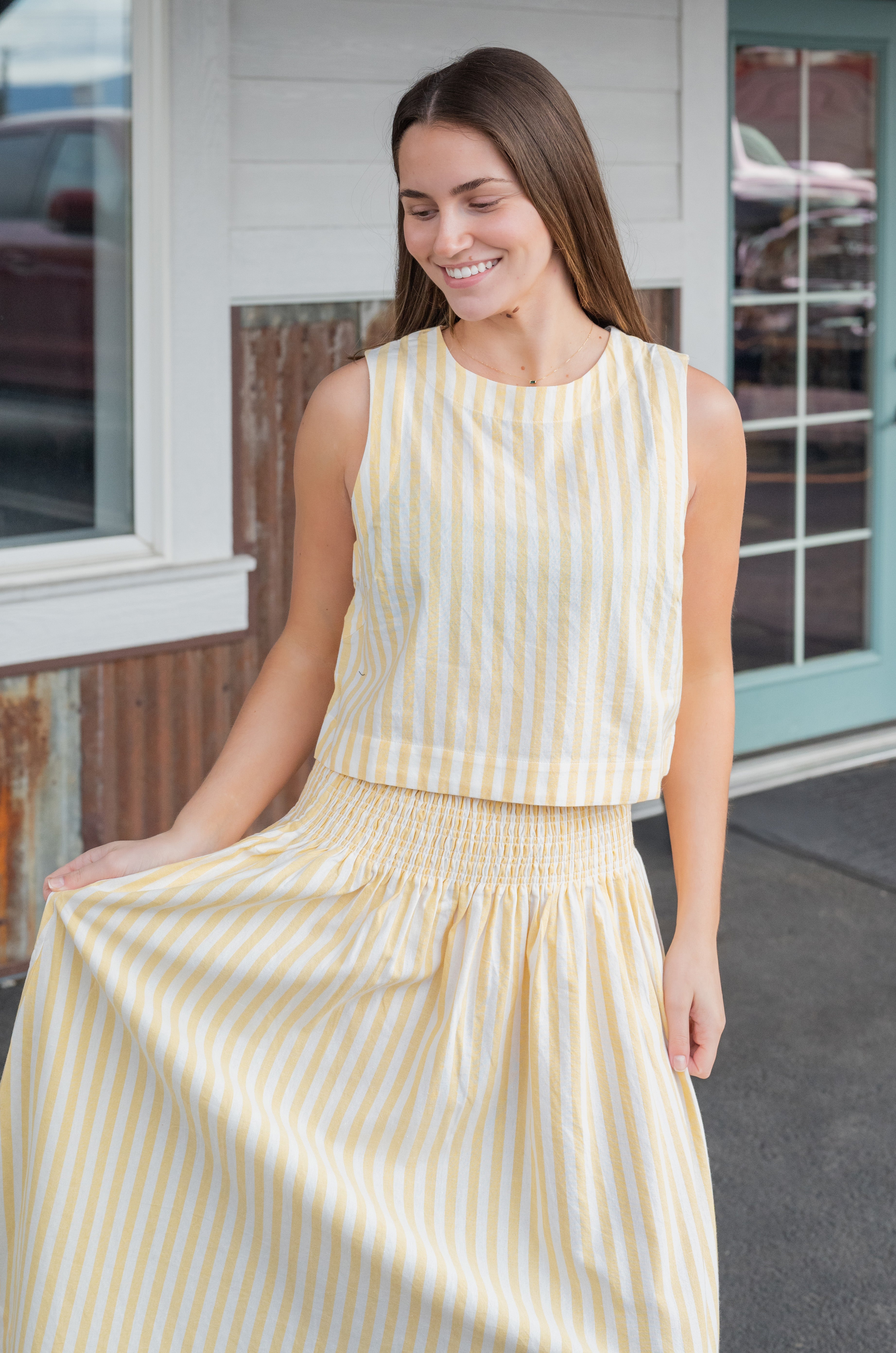 SCARLETT STRIPE TOP