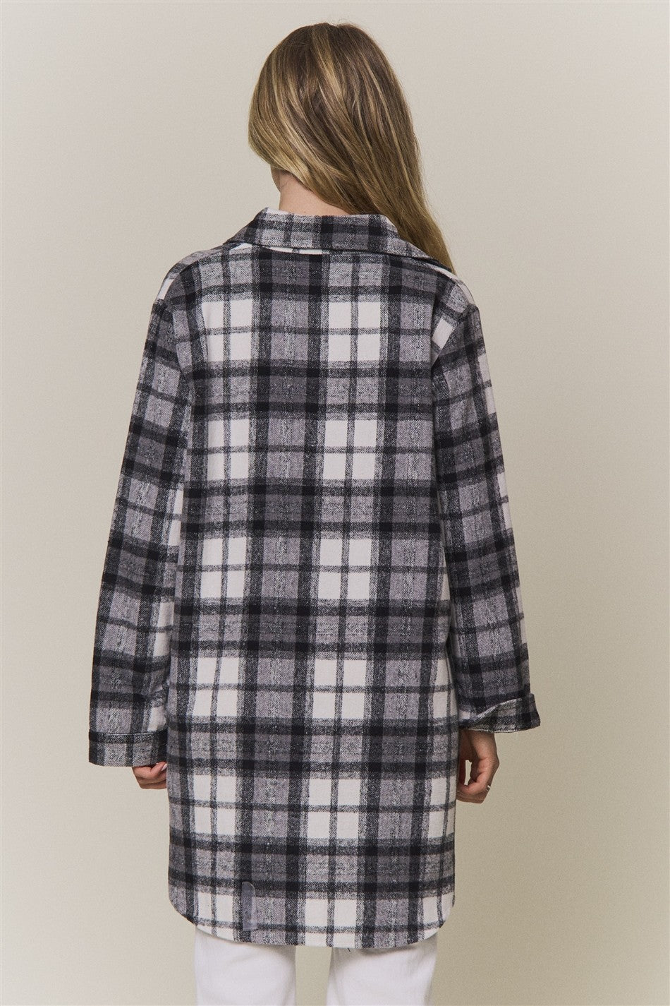 IMOGEN PLAID SHACKET