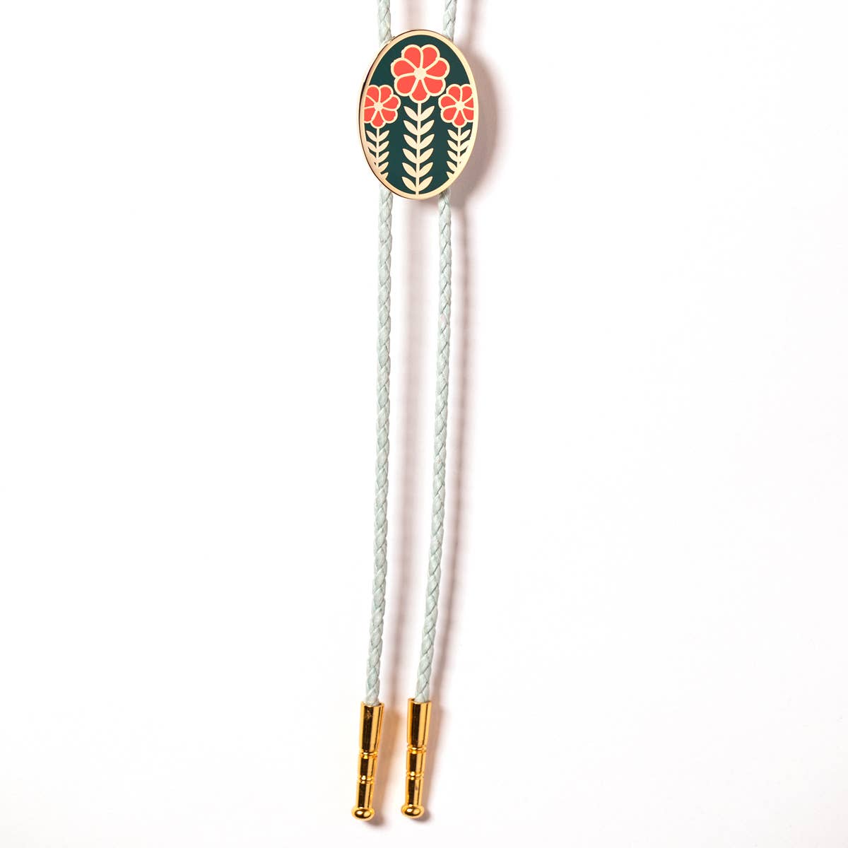 Three Flower Bolo Tie