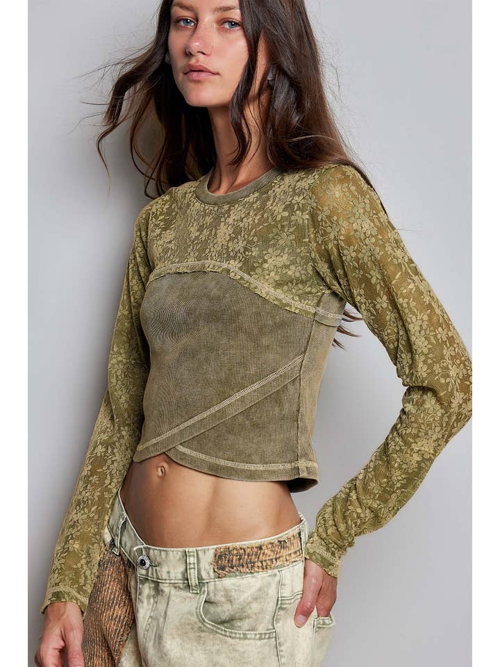 KENYA SHEER FLORAL TOP