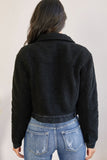 VALERIA CROP SHERPA JACKET