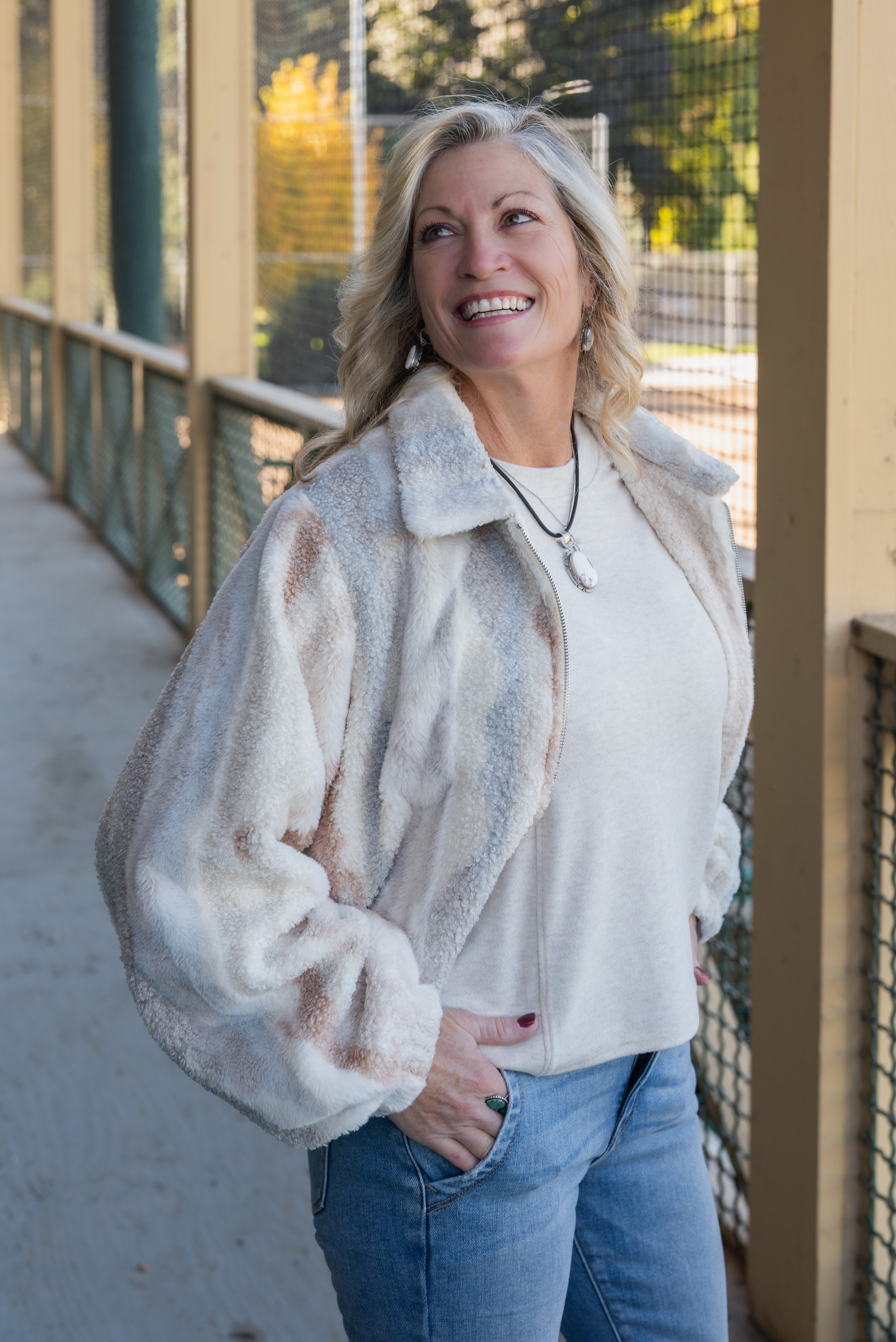 CICELY SHERPA JACKET