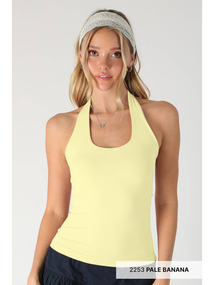 LIBBIE HALTER TOP