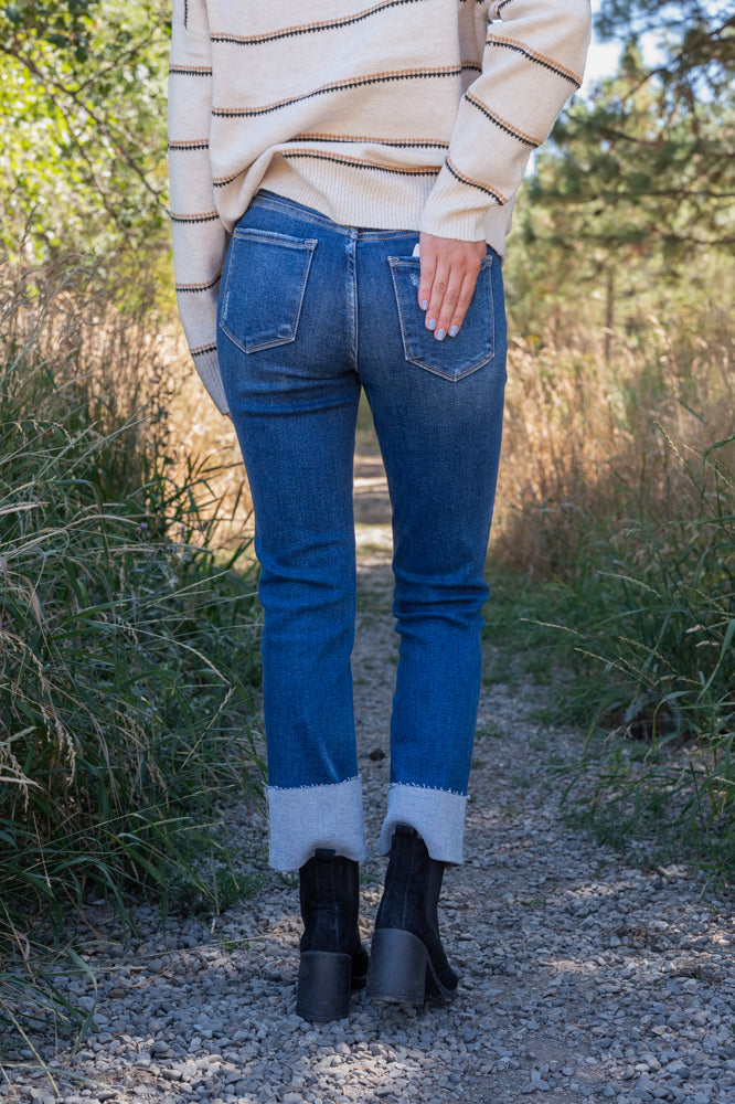 SAGACITY HR CUFF SLIM STRAIGHT