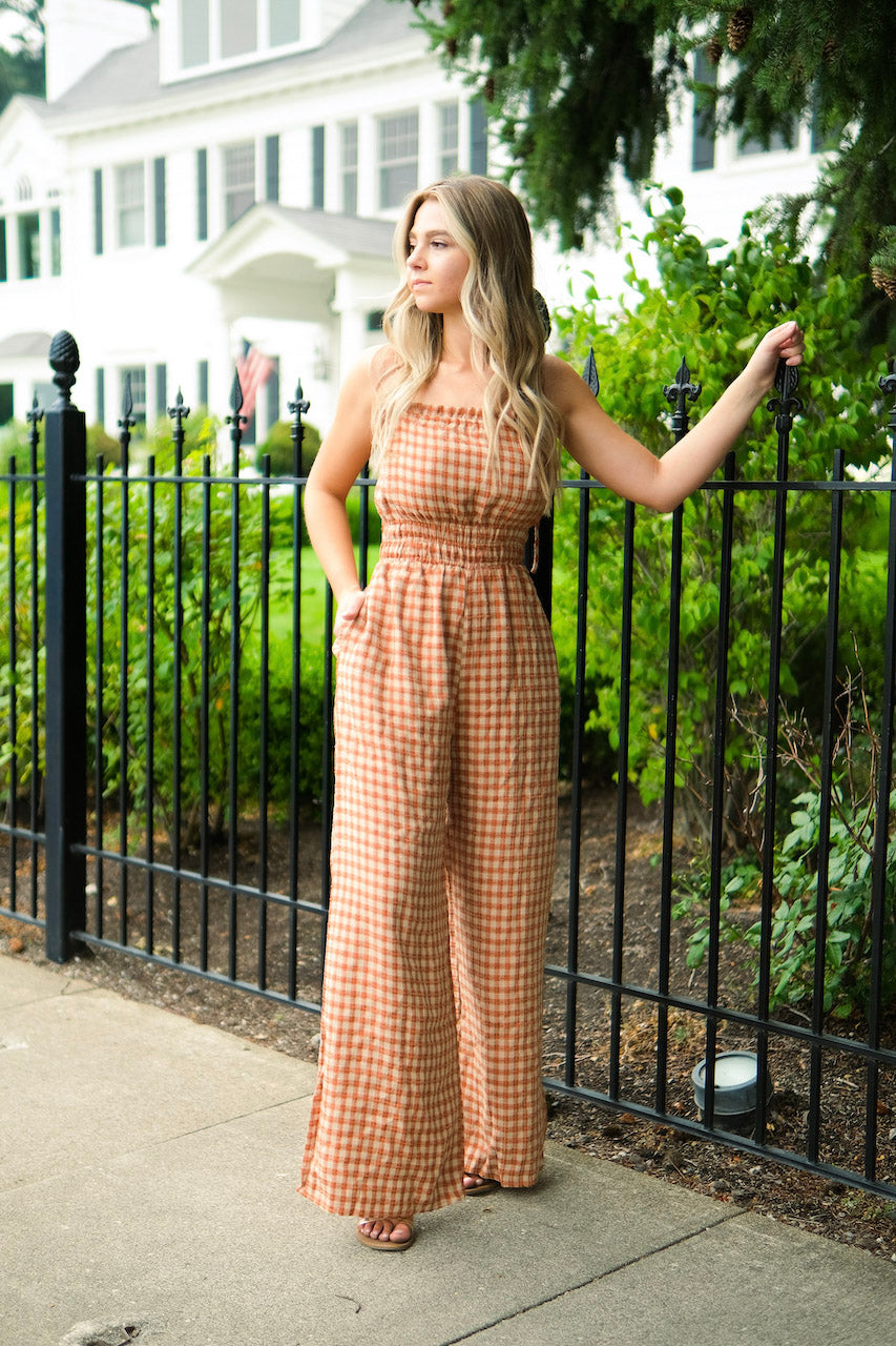 FALL IS HERE JUMPSUIT
