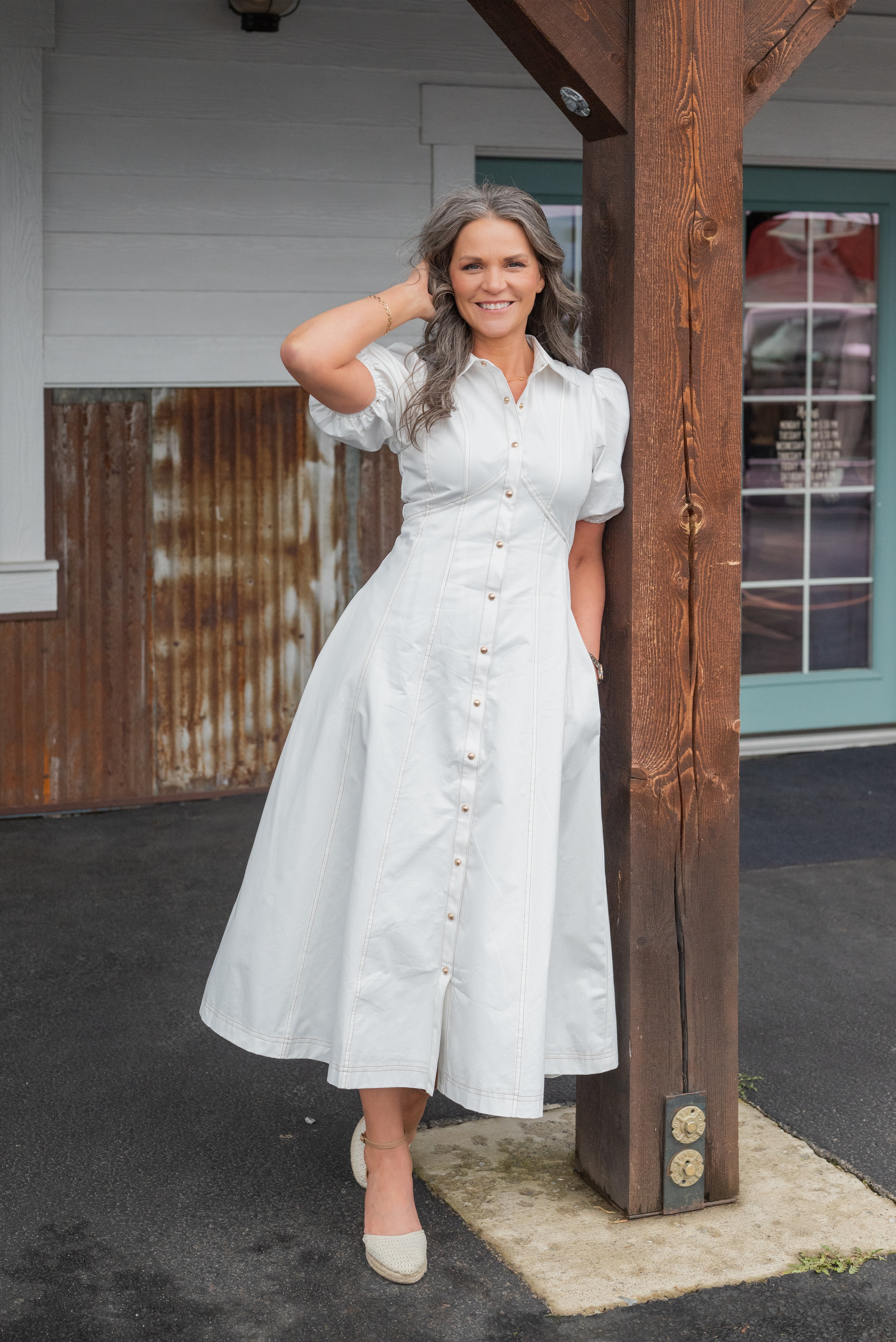 JACEY COLLARED DRESS