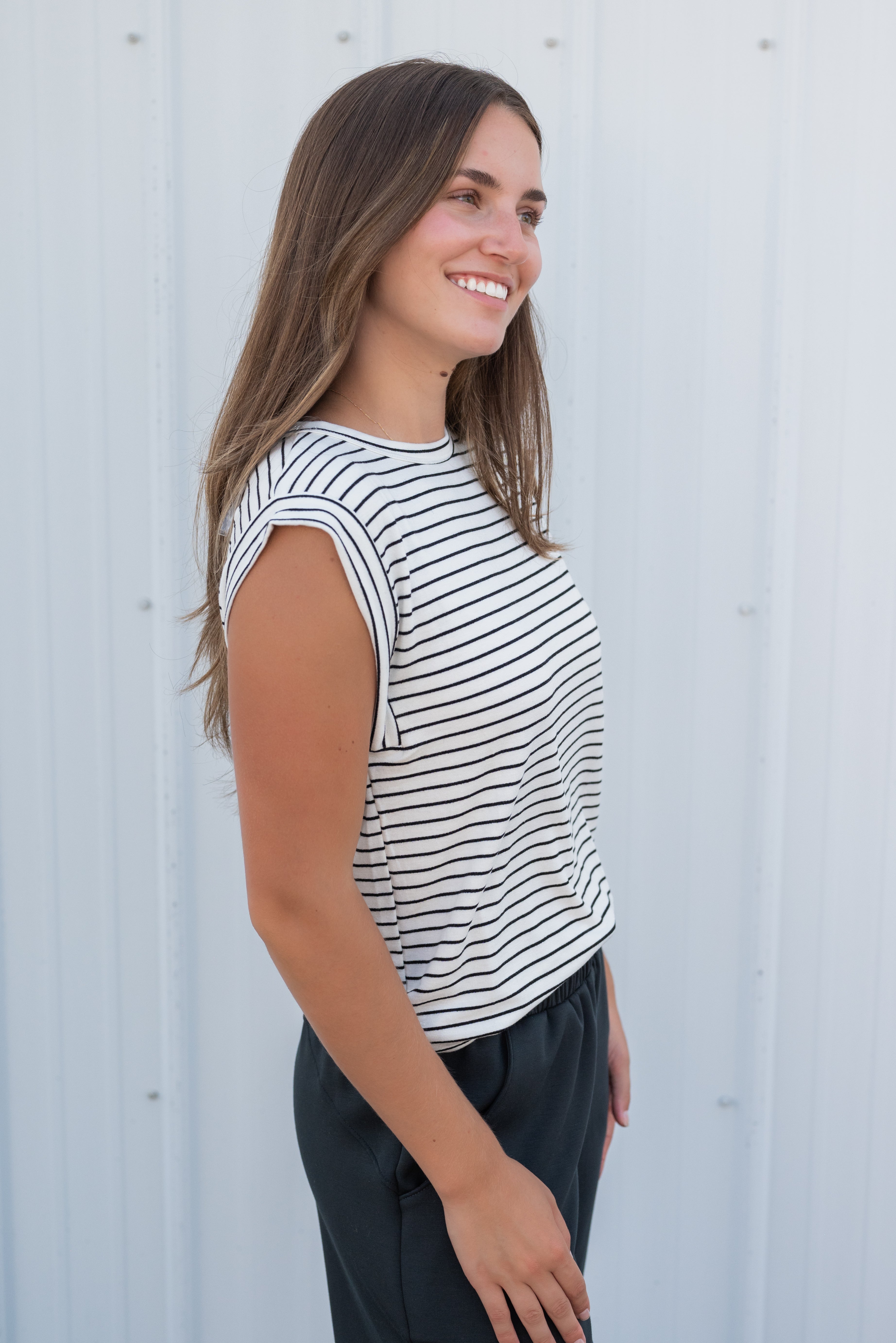 JERRIE STRIPE TOP