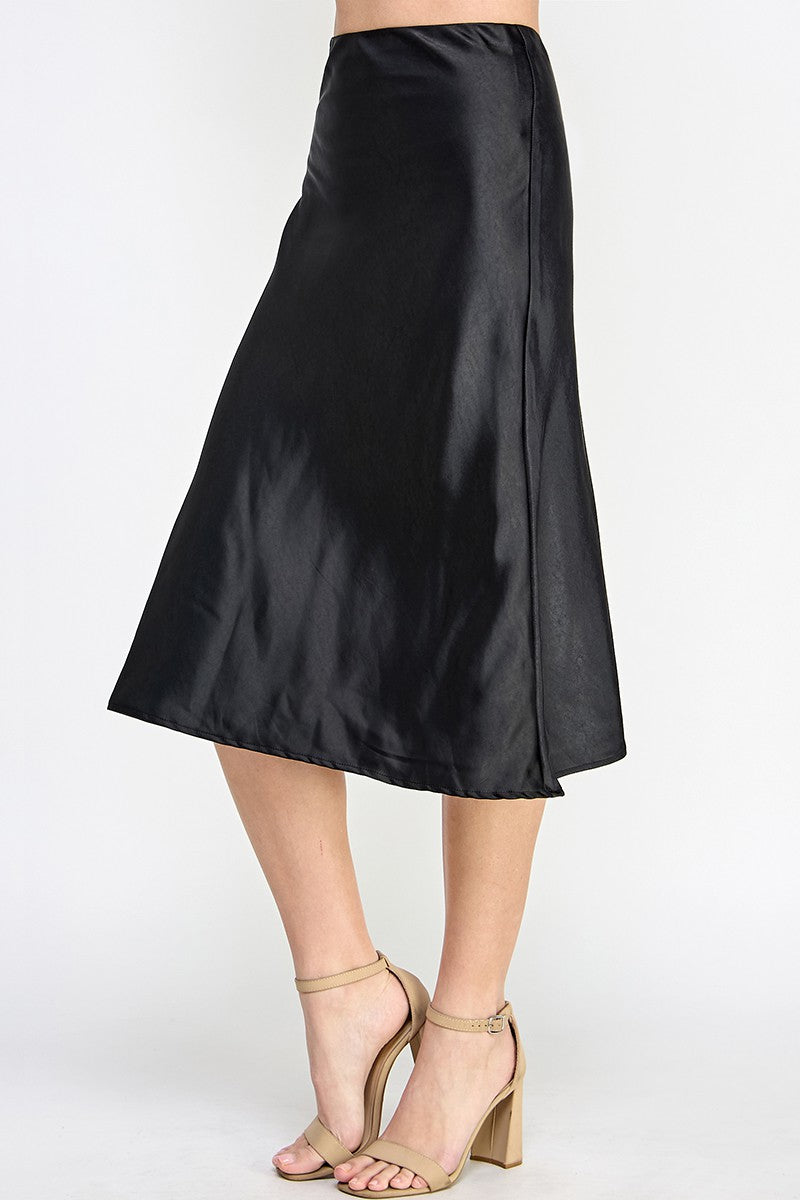 CINDY SATIN SKIRT