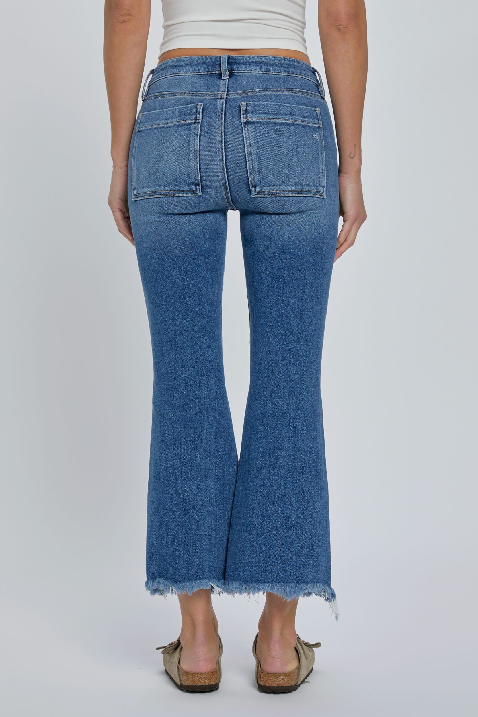 TERESA CARGO CROPPED FLARE