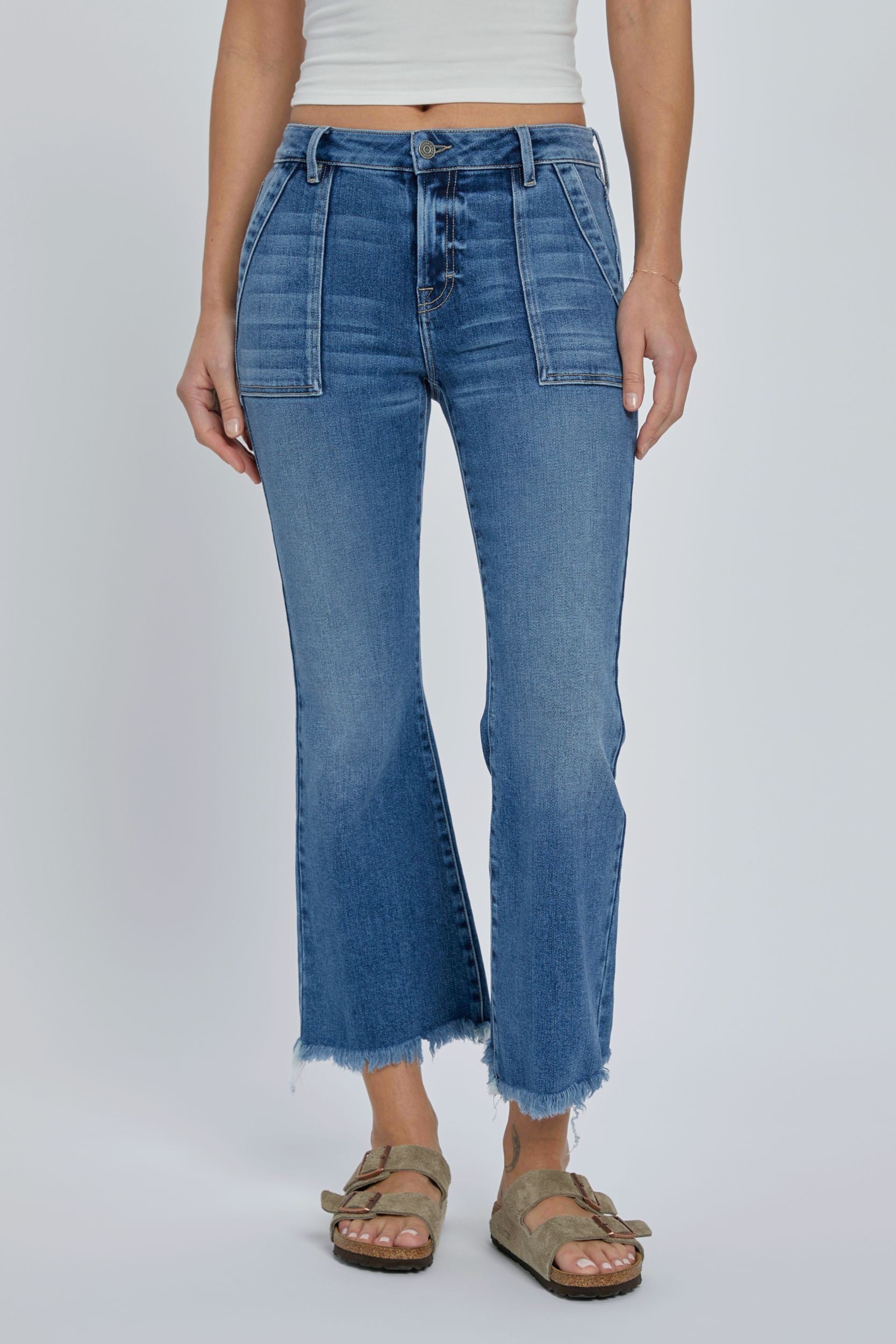 TERESA CARGO CROPPED FLARE