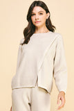 JORDYN FRONT SLIT SWEATER