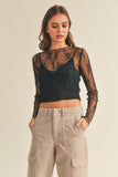 SHELLY LACE TOP