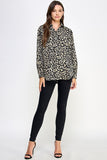 PHYLISS ANIMAL PRINT TOP