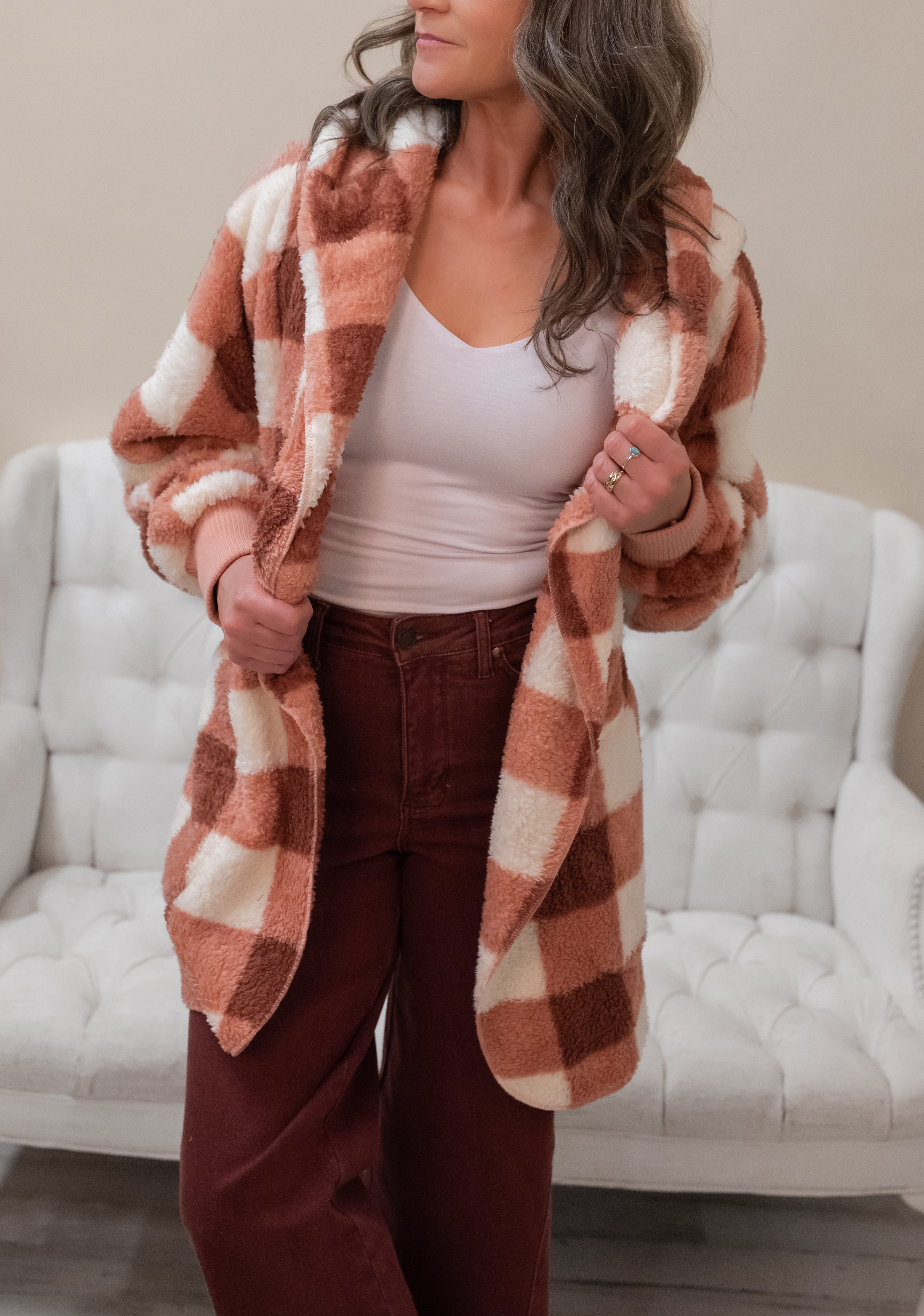 JAZZY SHERPA CARDIGAN