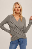 JANESSA SURPLICE TOP