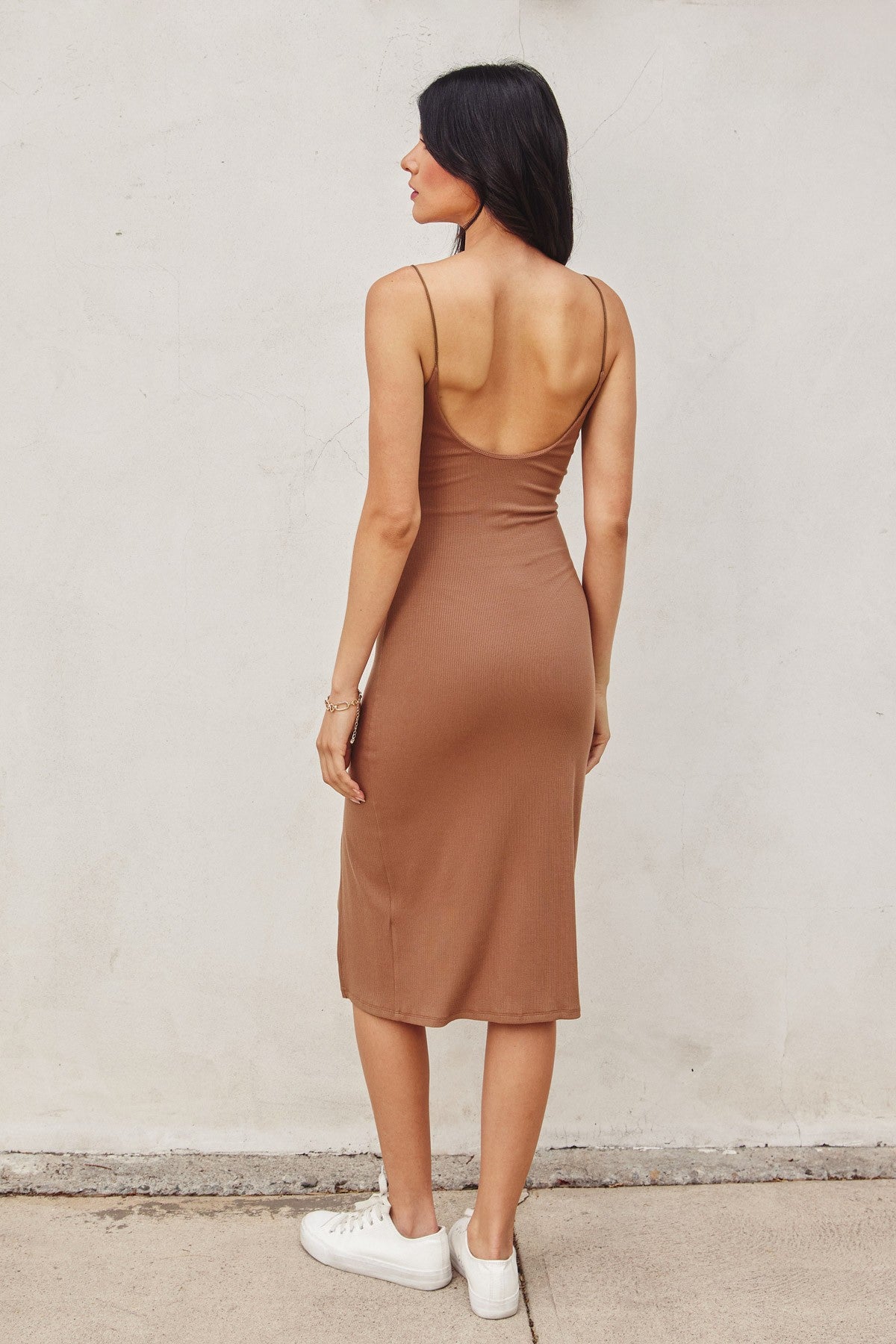 Minimalist Ribbed Dress