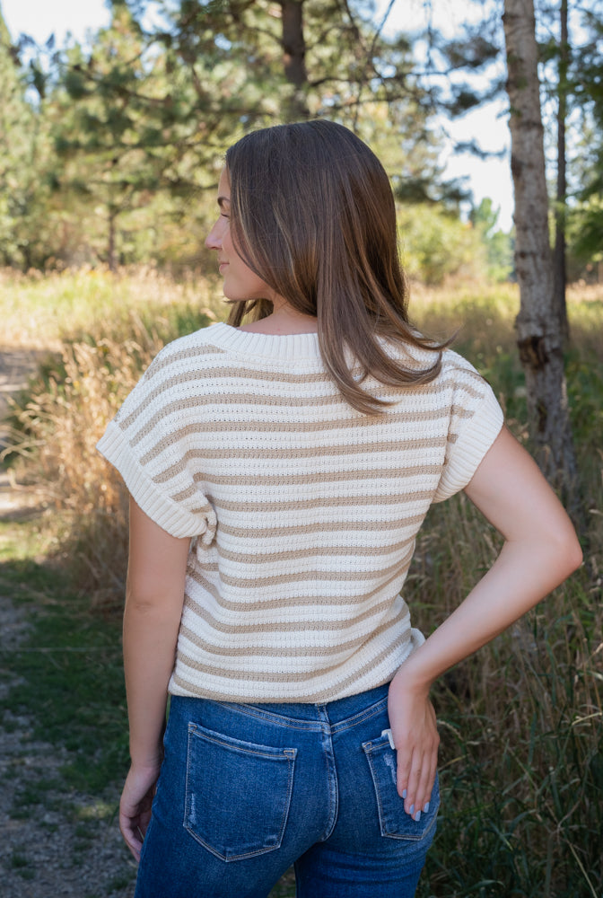 ISABEL STRIPE TOP