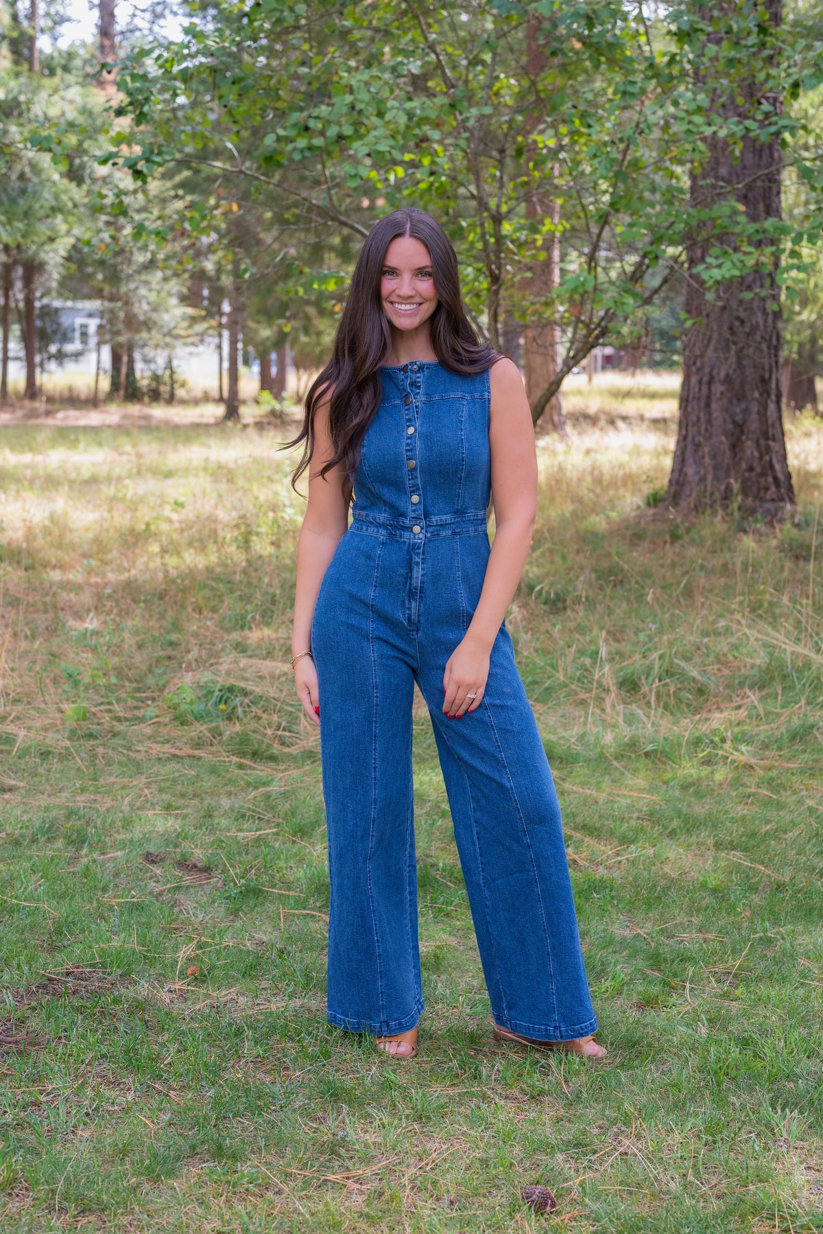 ANNE DENIM JUMPSUIT
