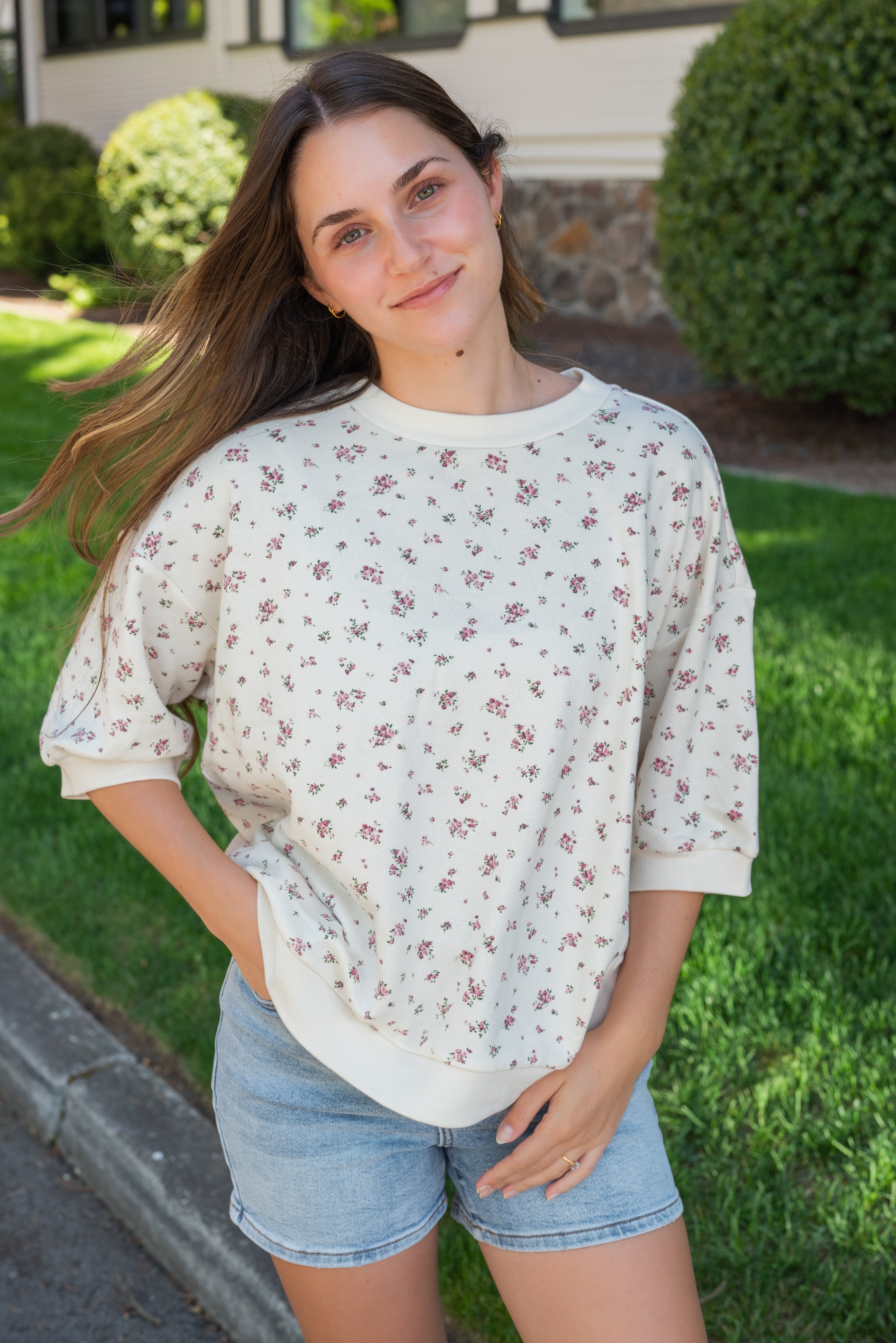 JANE FLORAL TOP