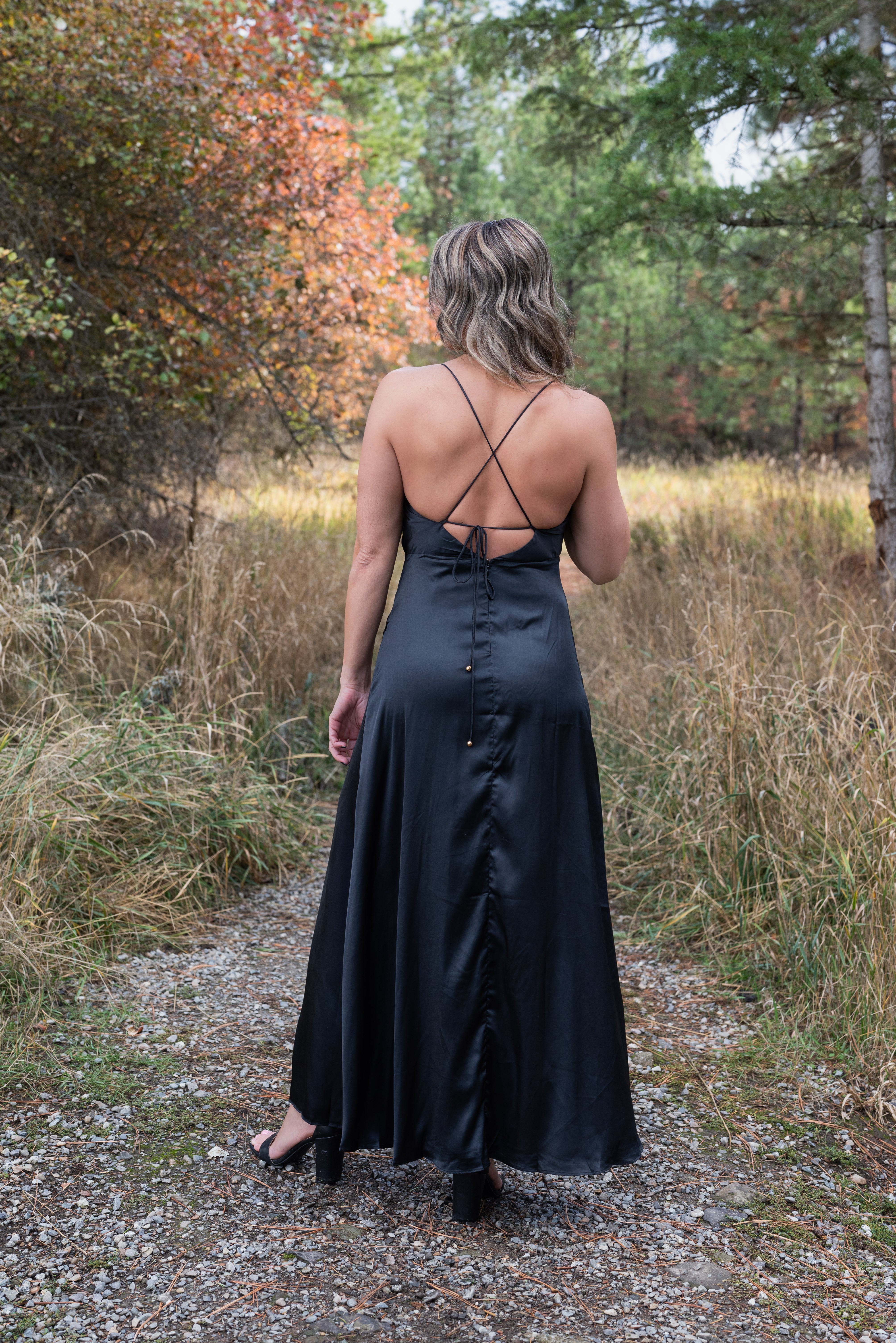 TAYLOR SILKY MAXI DRESS