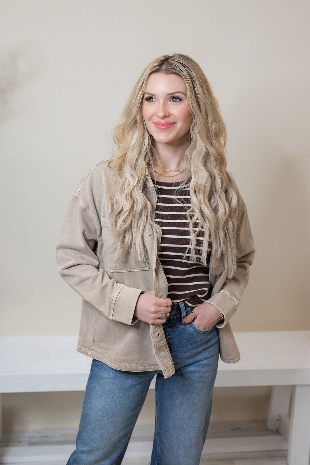 BRECKLY CROP SHACKET
