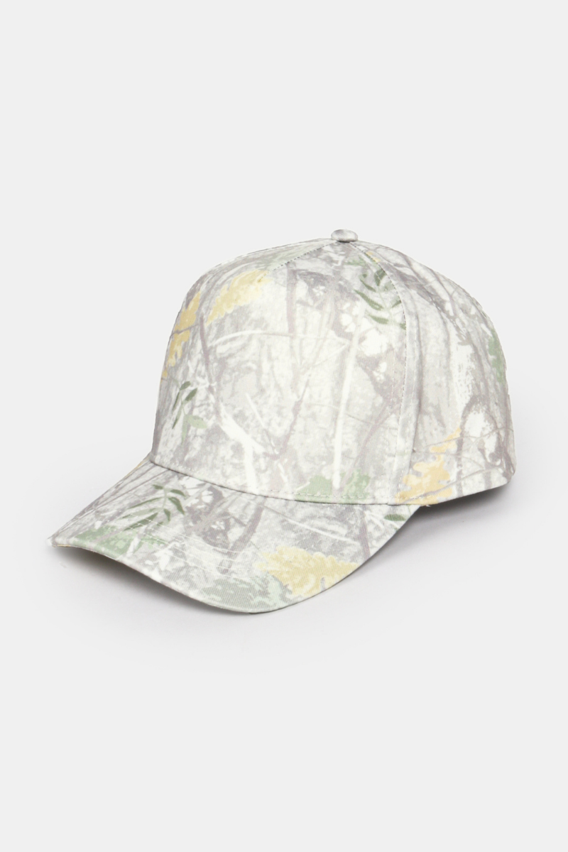 Woods print camo 5 Panel Trucker Hat