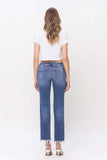 NOVELTY LOW RISE STRAIGHT JEANS