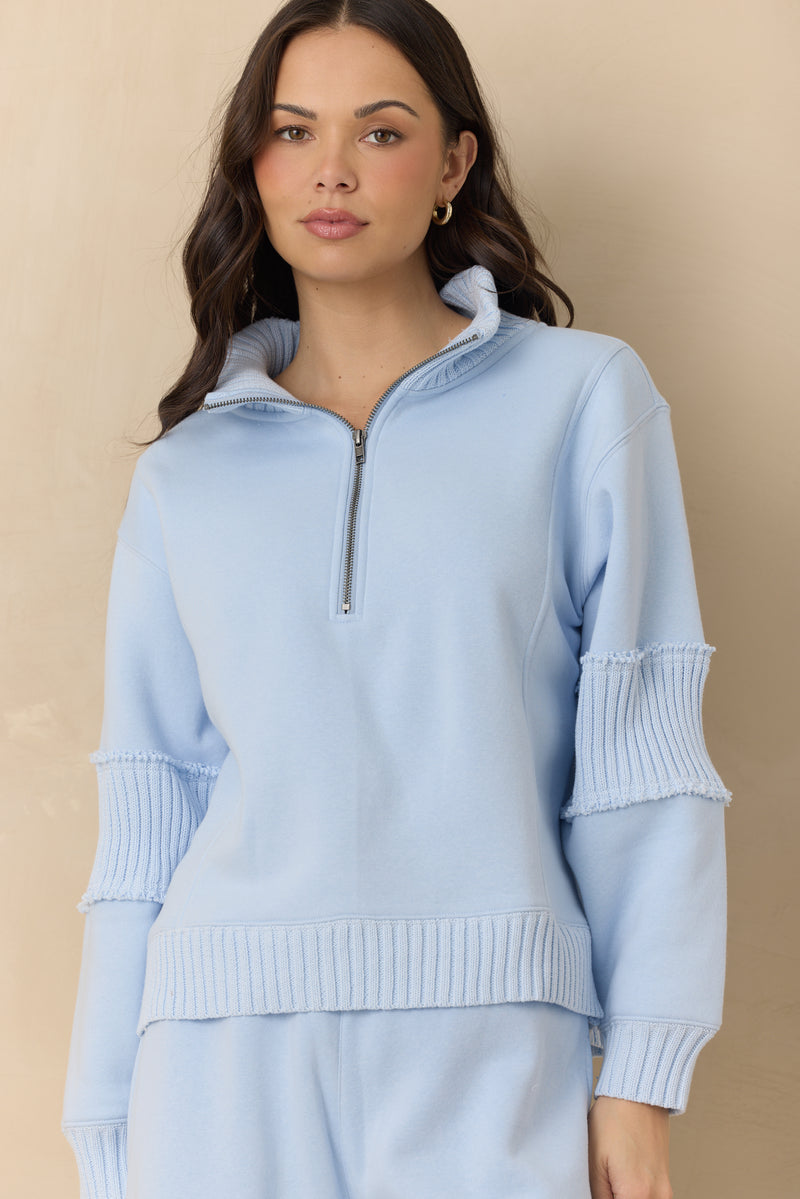 SHEILA QUARTER ZIP UP