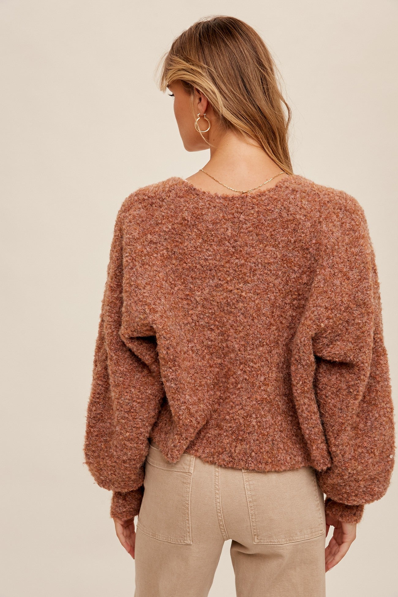 MAREN BOUCLE SWEATER
