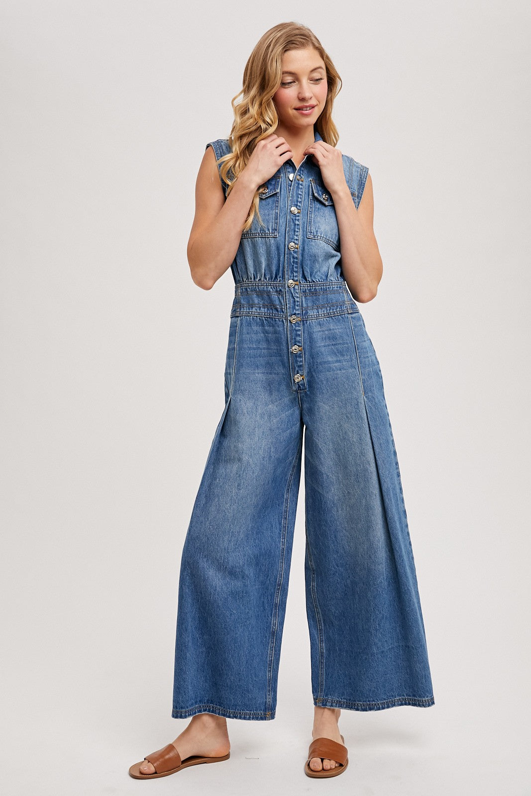CAROLINA DENIM JUMPSUIT