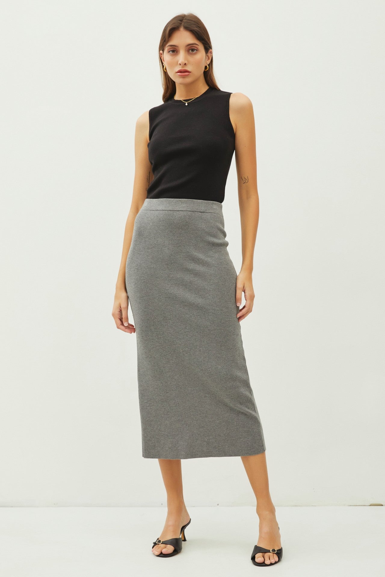 DIYA MIDI SKIRT