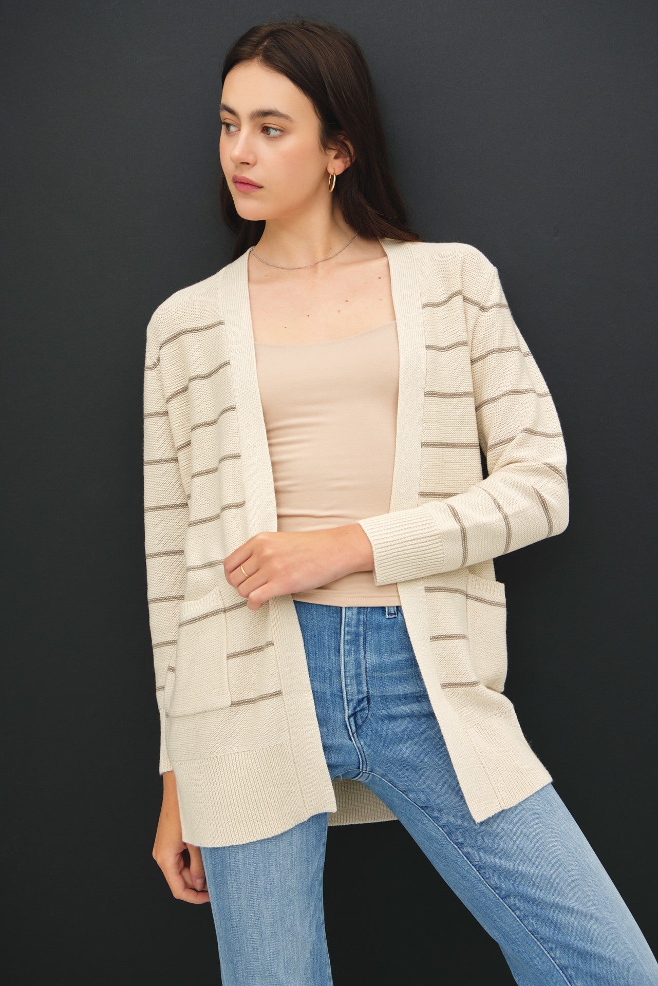 KEIRA STRIPE CARDI
