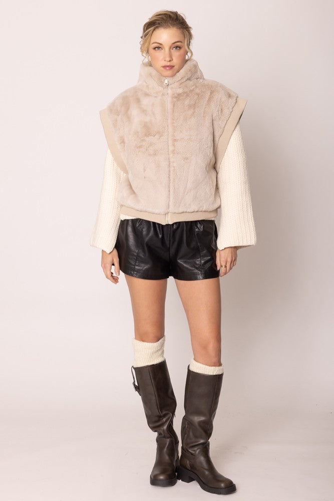 CLARA FAUX FUR VEST