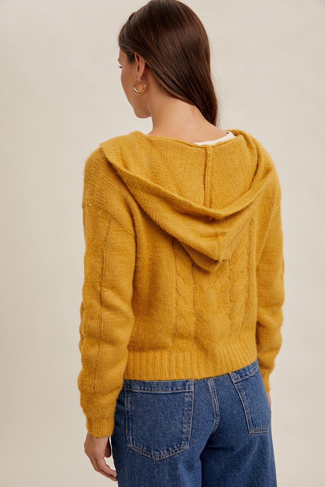 ELISSA BUTTON DOWN SWEATER