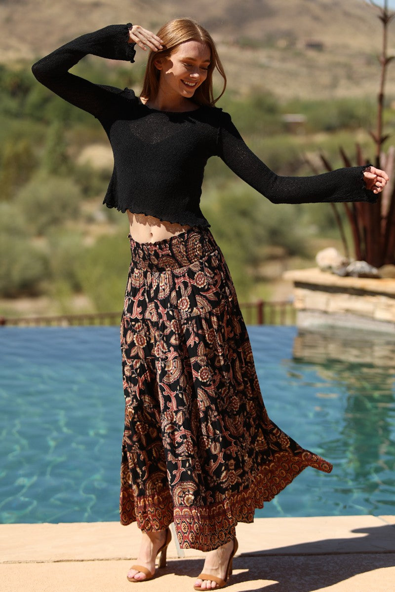 EMERSON TIERED SKIRT