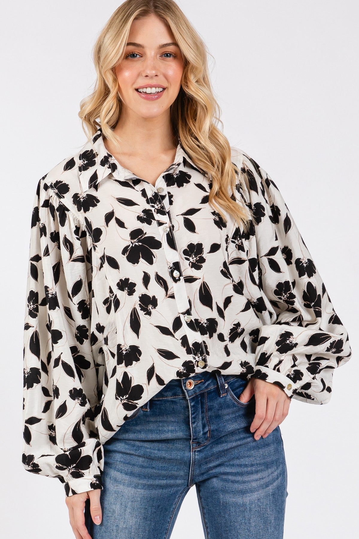 ERYN PUFF SLV SHIRT