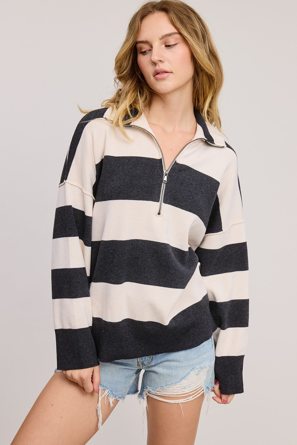 NEWPORT STRIPE PULLOVER