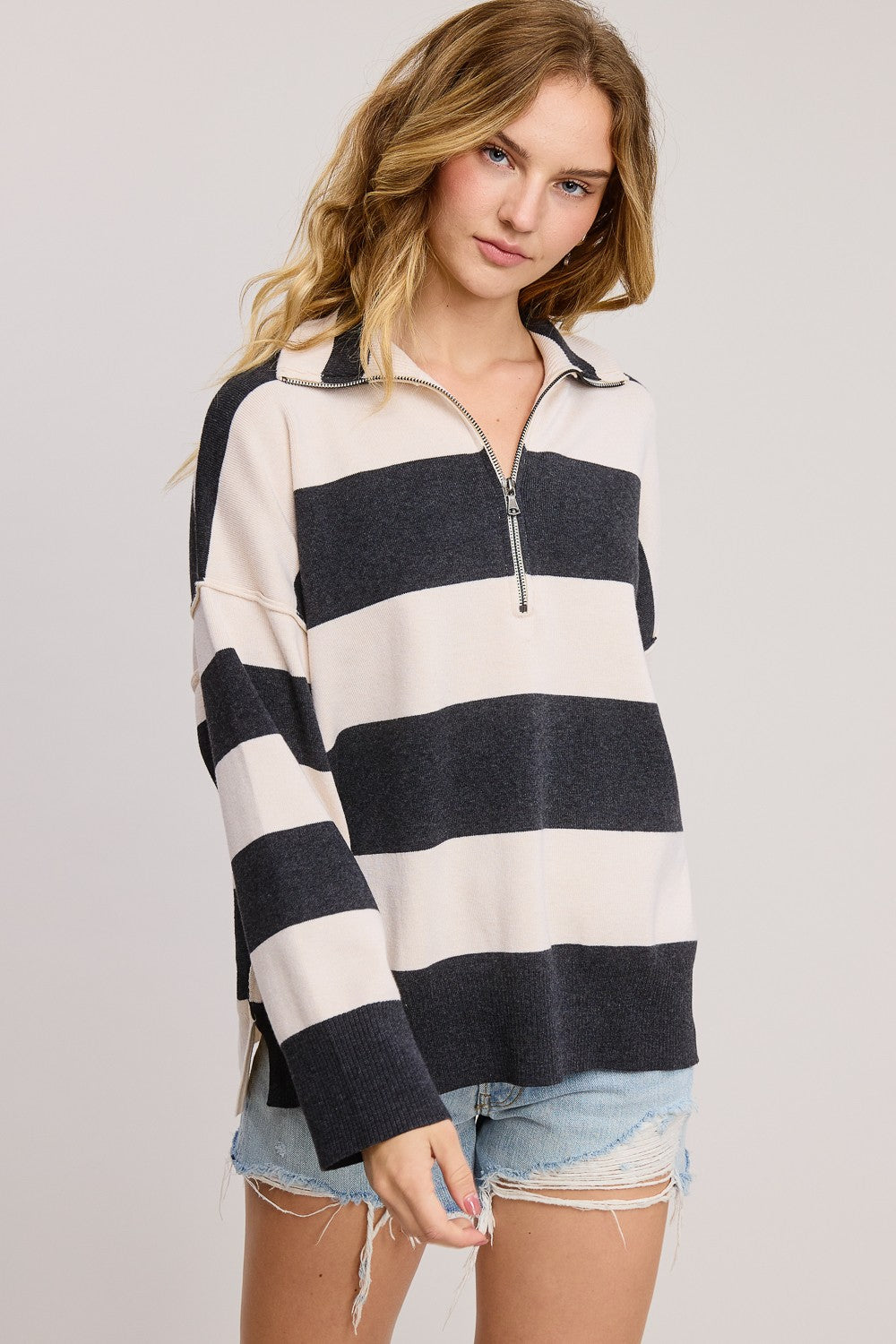 NEWPORT STRIPE PULLOVER