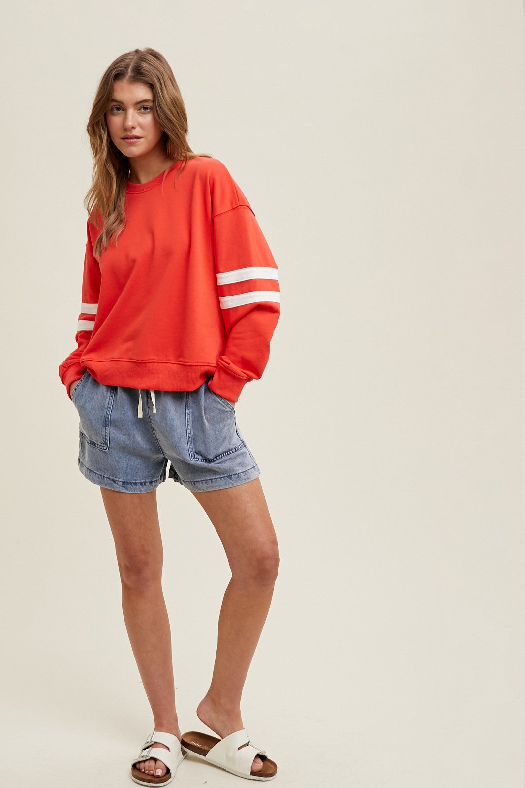Varsity Striped Pullover