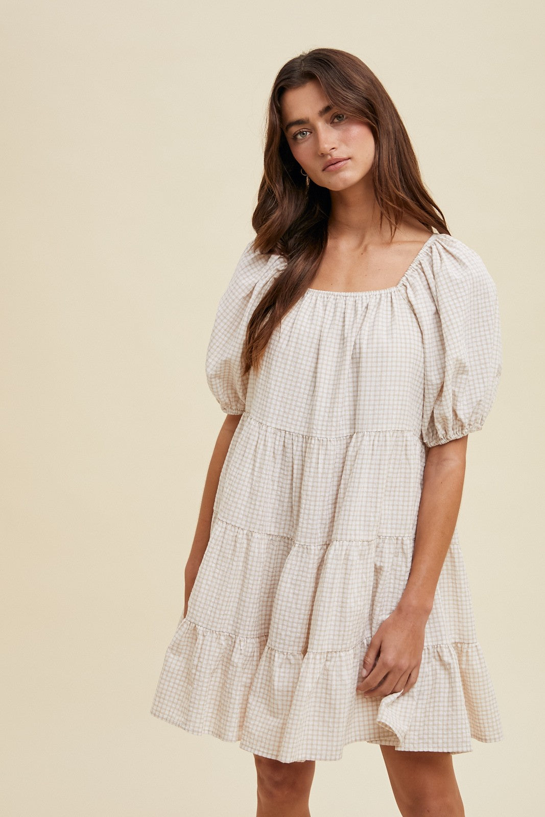 LILLIE PLAID DRESS