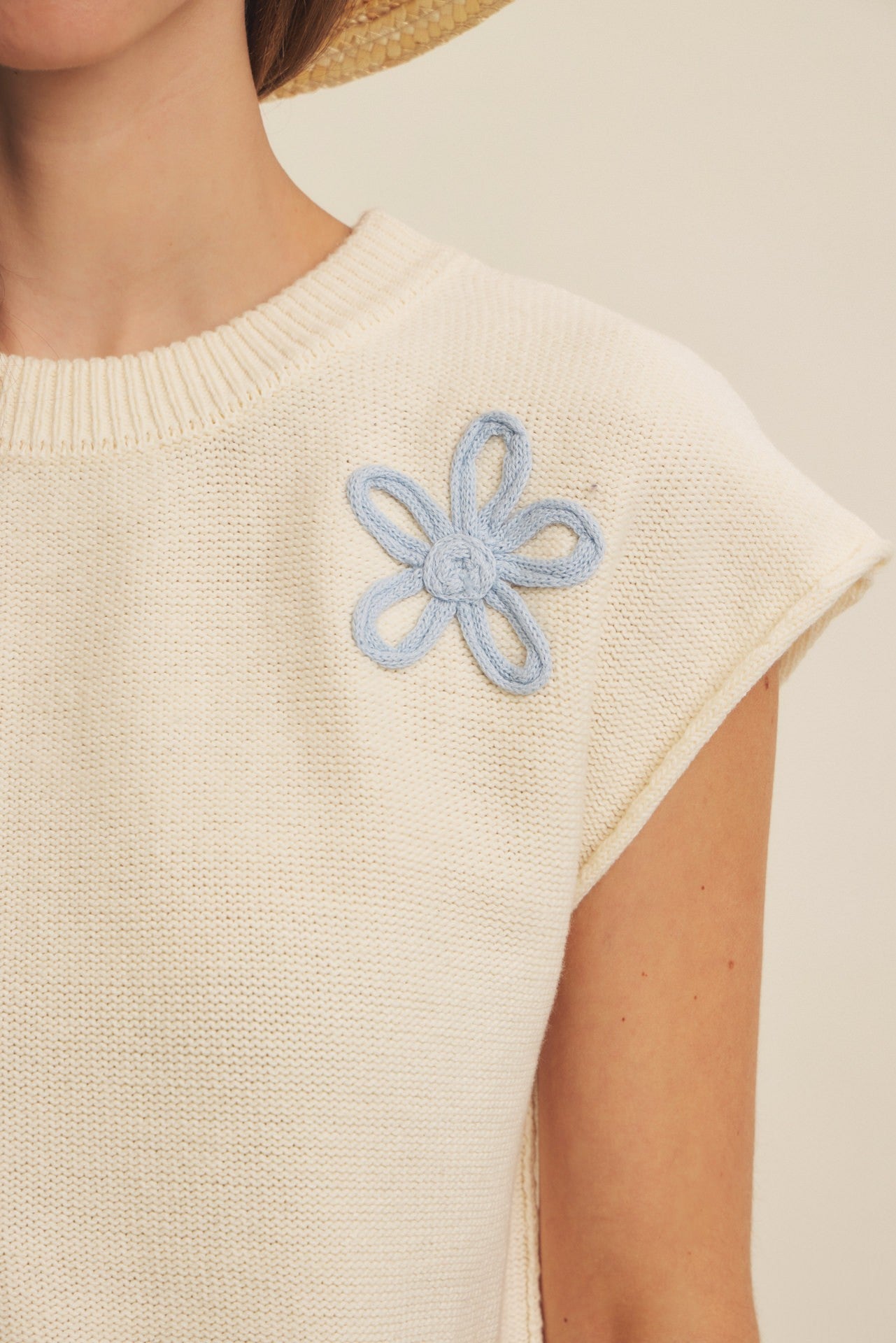 MYLA FLOWER SWEATER