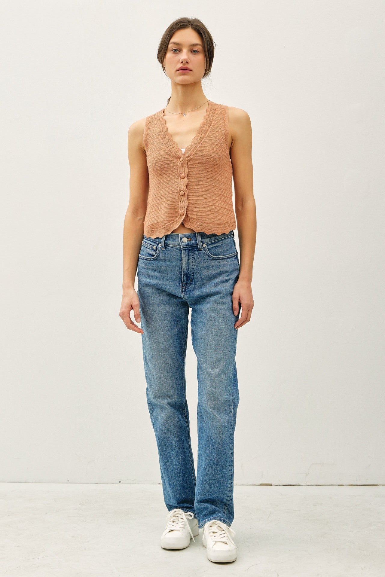 JAZLENE SWEATER TANK