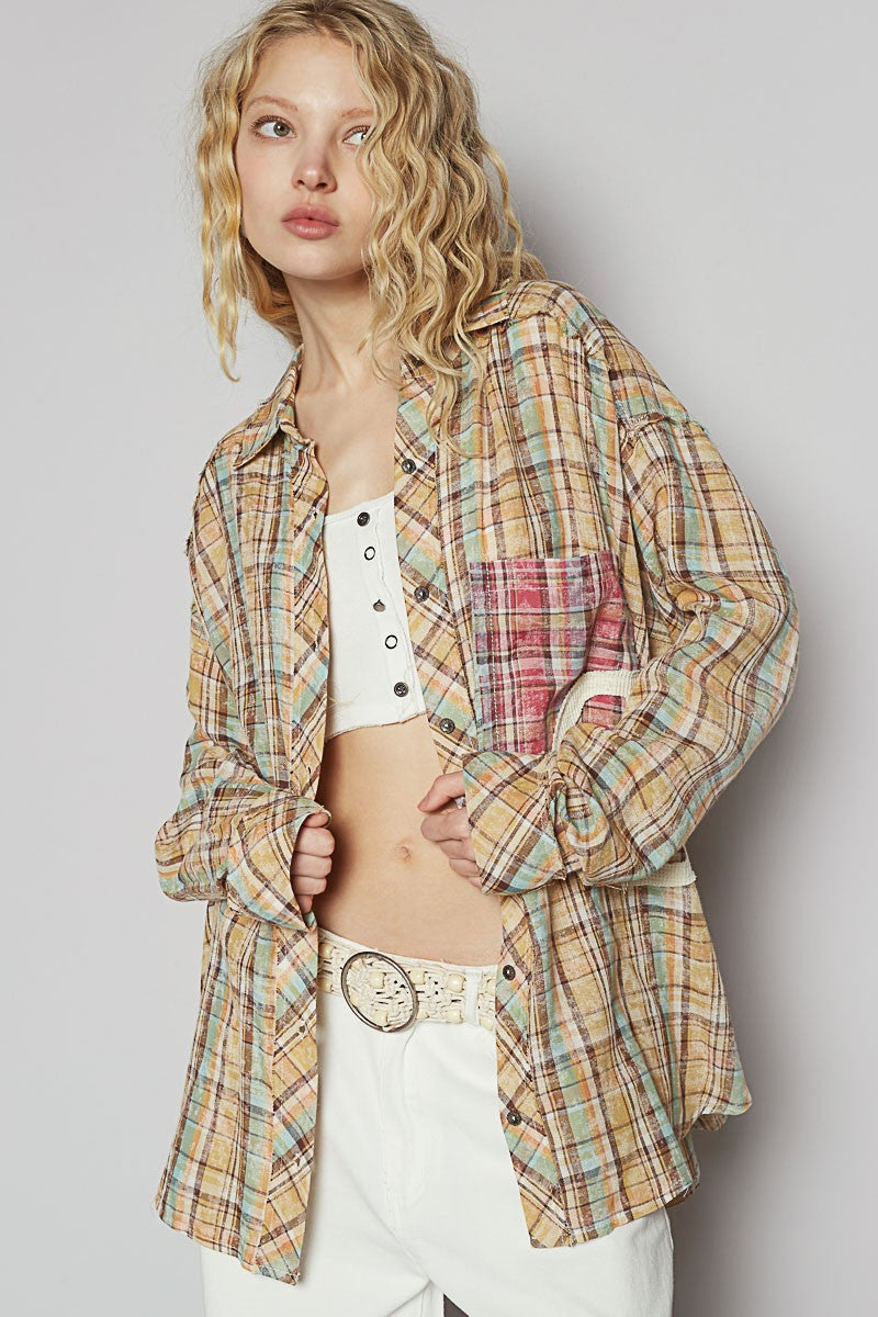 LUANNE PLAID SHIRT