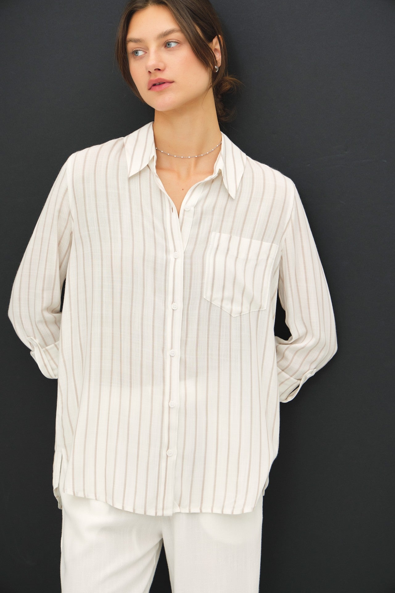 ELISEE STRIPE LS SHIRT