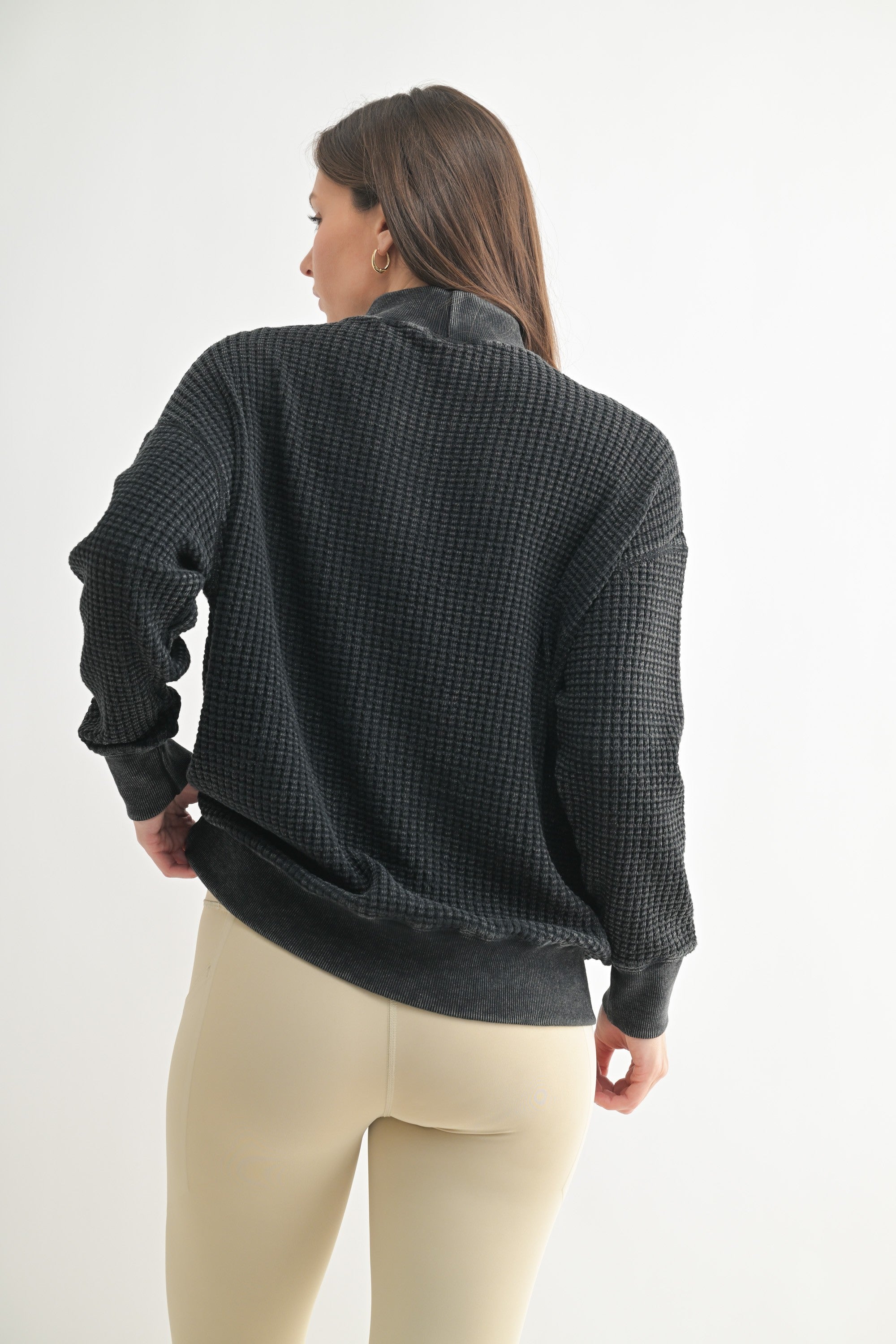 ROMILLY WAFFLE SWEATER