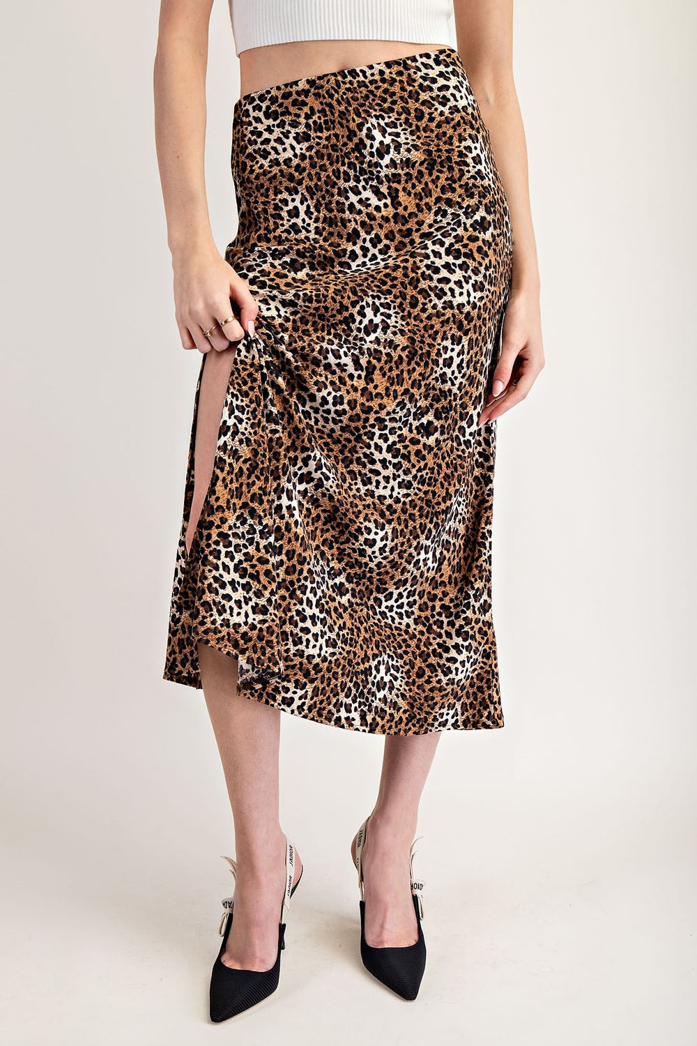 LOGAN LEOPARD SKIRT